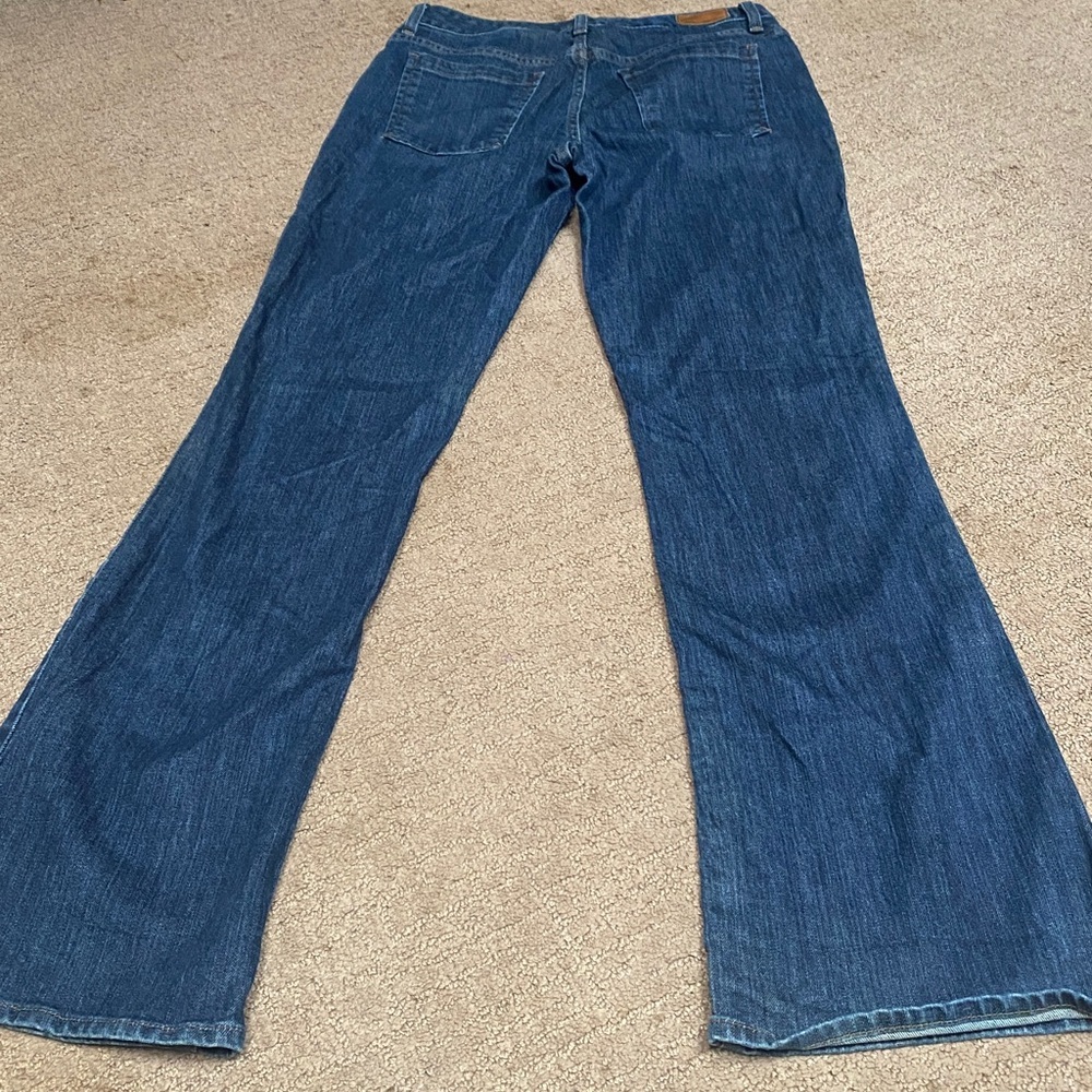Eddie Bauer Atlantic Natural Bootcut Signature Blue 10T Jeans Denim